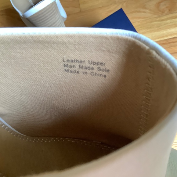 Splendid Nala Pointed Toe Wood Block Heel Leather Mule Snow White SZ 9.5 - Picture 12 of 15